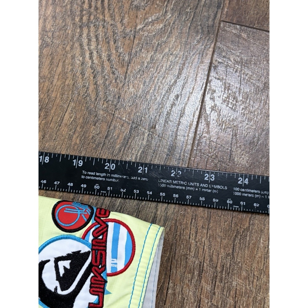 Vintage Y2k Quiksilver Diamond Colorblock AOP Graphic Board Shorts 34 Surfwear - Picture 10 of 12